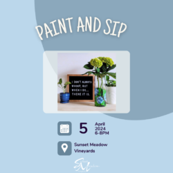 Paint and Sip: Vase
